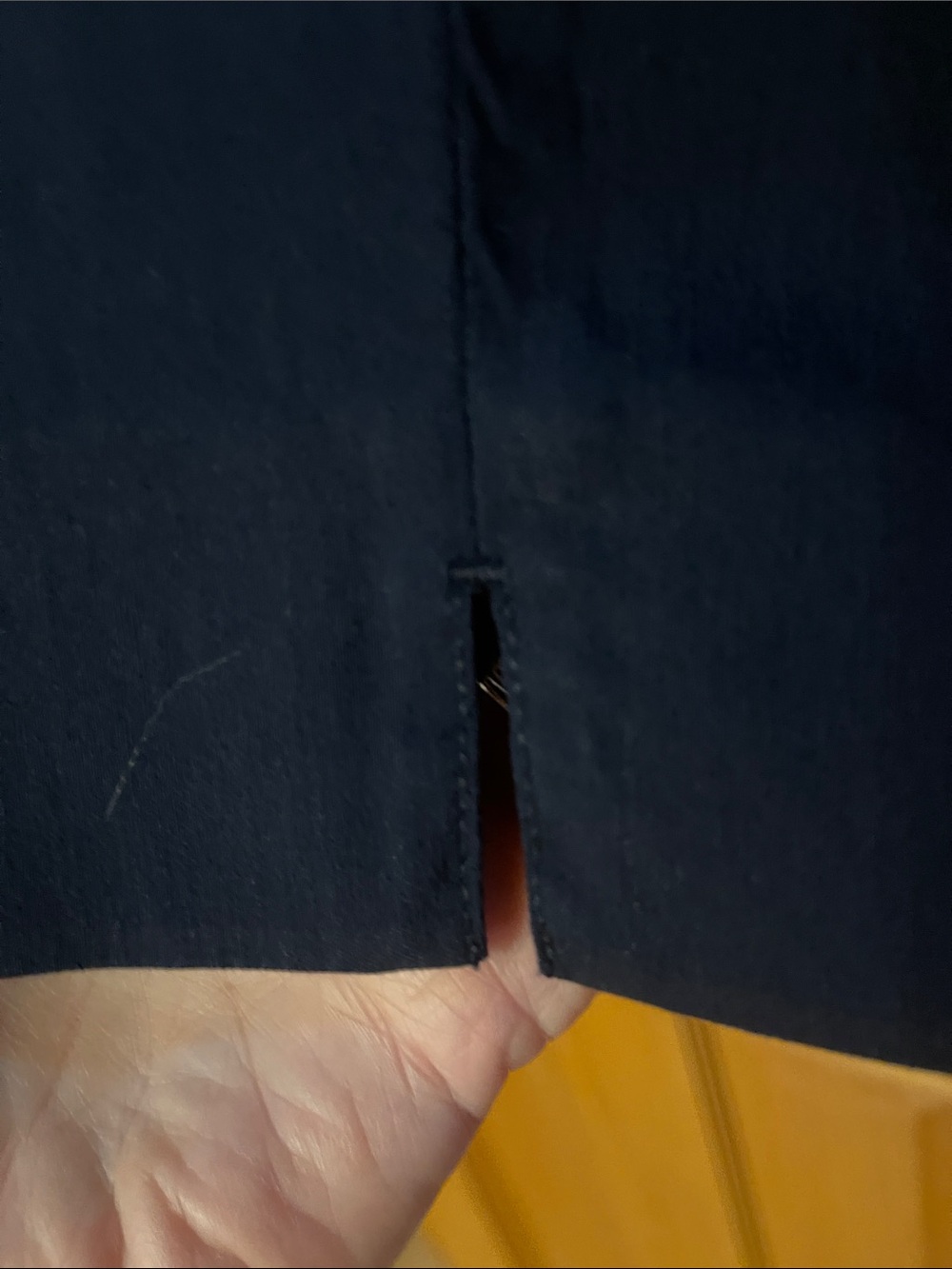Ruby Rd. Dark Navy Capris - Picture 3 of 4